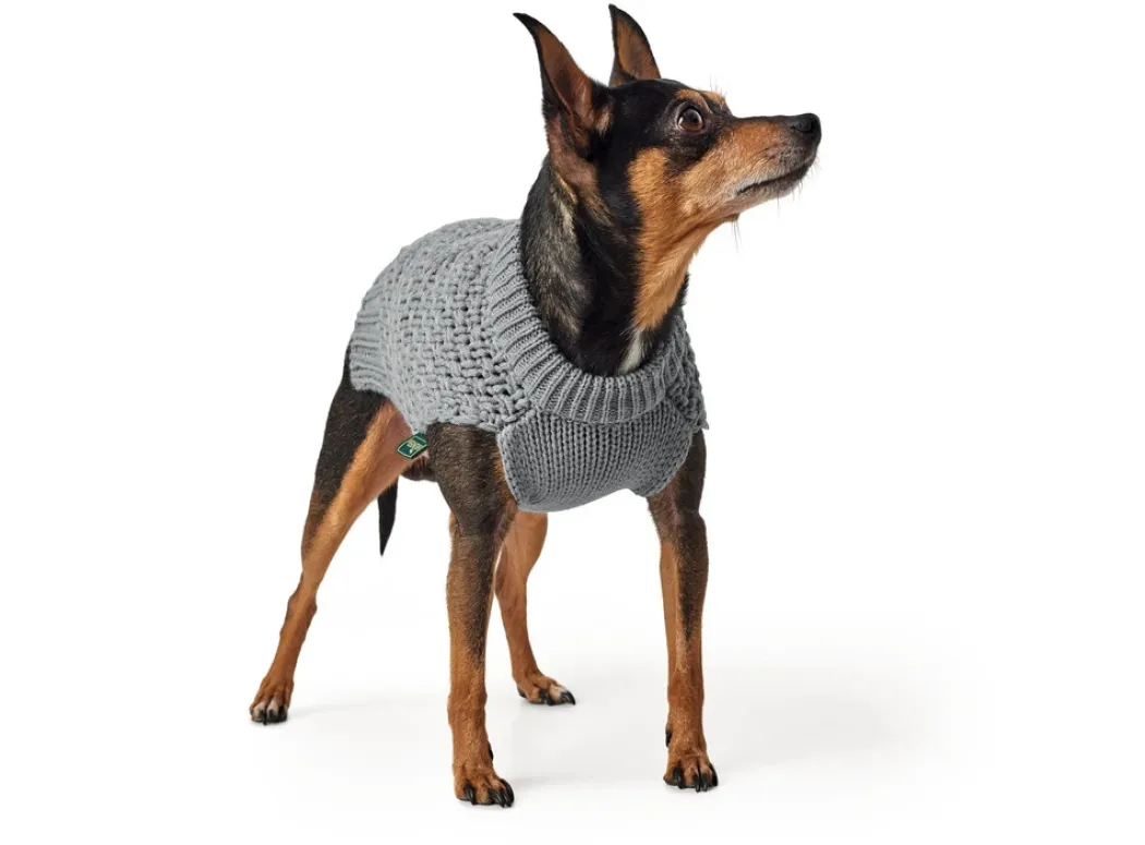 Hunter Malmø pullover strik grå str. 30