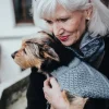 Hunter Malmø pullover strik grå str. 40