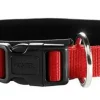 Hunter Neopren hundehalsbånd rød 65 cm - 60-65 cm indstilling