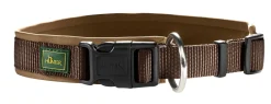 Hunter Neopren hundehalsbånd brun 60 cm - 55-60 cm indstilling