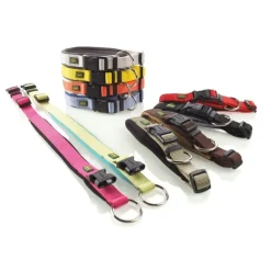 Hunter Neopren Plus hundehalsbånd grøn/petroleumsblå 55 cm - 50-55 cm indstilling