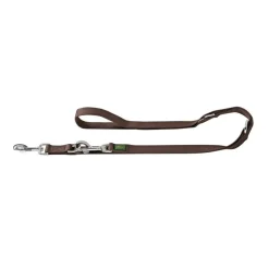 Hunter Nylon Lang hundeline 15/300 brun - Ekstra længde og fleksibel kontrol