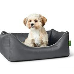 Hunter Ortho Cleveland hundeseng L 100x70 cm Grå