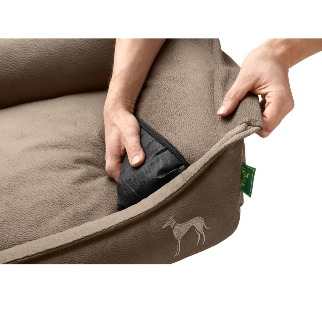 Hunter Ortho Merida hundeseng M 70x50 cm Taupe