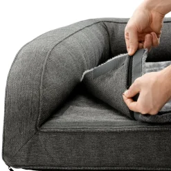 Hunter ortopædisk hundesofa Livingston Large 100 x 80 cm Antracit