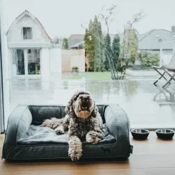 Hunter ortopædisk hundesofa Livingston Large 100 x 80 cm Antracit