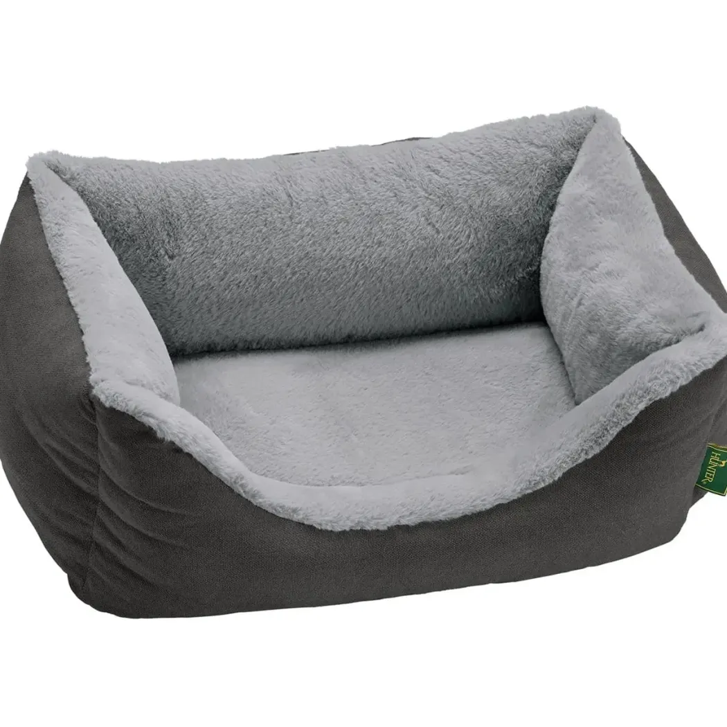 Hunter Ortopædisk Rockford hundeseng XLarge 120x90 cm Grå