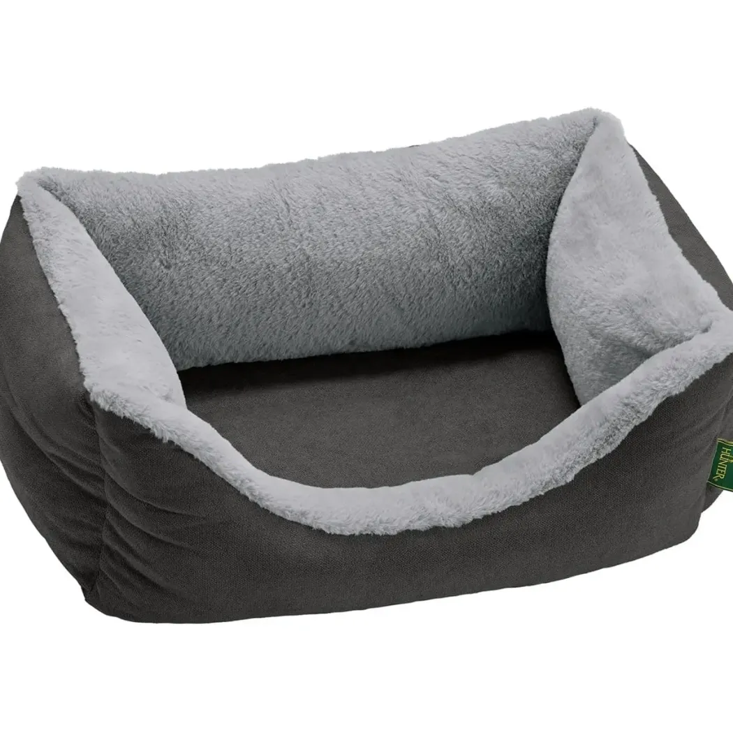Hunter Ortopædisk Rockford hundeseng XLarge 120x90 cm Grå