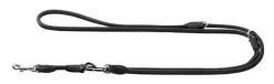 Hunter Rundsyet Elg Hundeline 8 mm Sort
