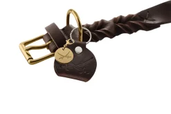 Hunter Sansibar Solid 55 Hundehalsbånd i læder - 43-49 cm