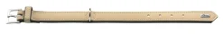 Hunter Softie hundehalsbånd beige 40 cm - 28-34 cm indstilling