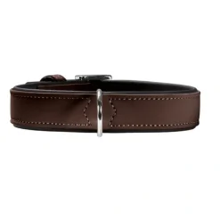 Hunter Softie hundehalsbånd brun 35 cm - 23-29 cm indstilling