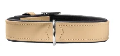 Hunter Softie hundehalsbånd 30 cm beige - 18-24 cm indstilling