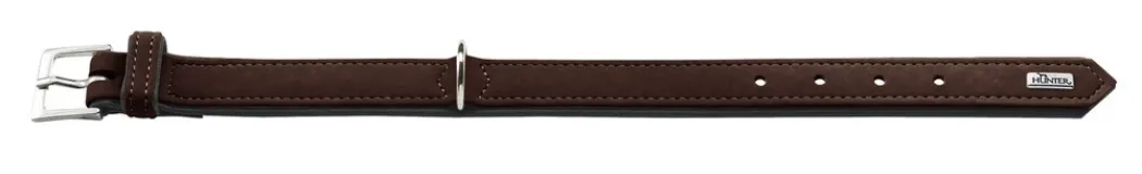 Hunter Softie hundehalsbånd 50 cm brun - 36-44 cm indstilling