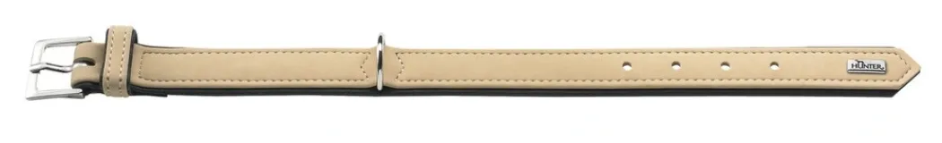 Hunter Softie hundehalsbånd 60 cm beige - 47-55 cm indstilling