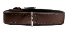 Hunter Softie hundehalsbånd 60 cm brun - 47-55 cm indstilling