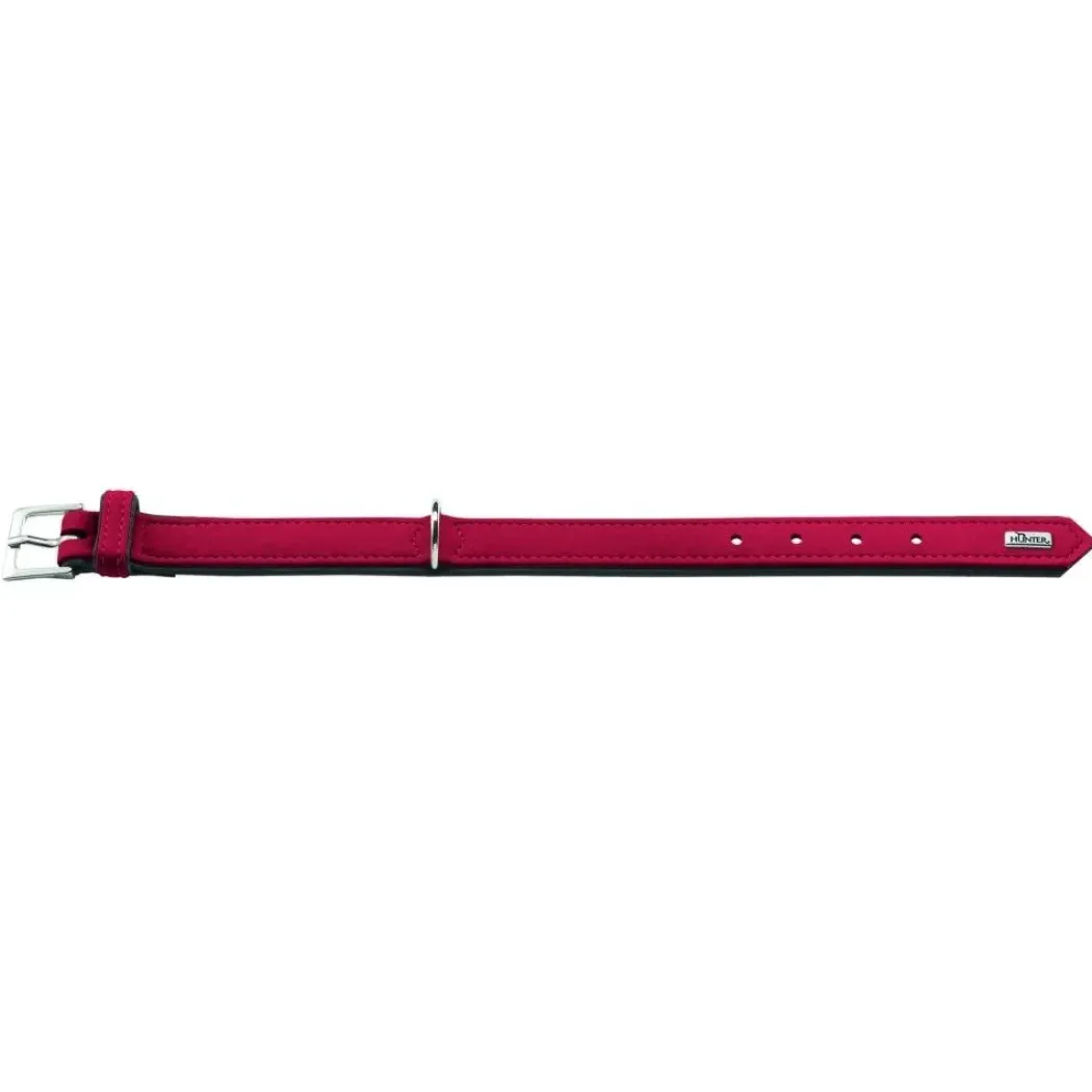 Hunter Softie hundehalsbånd 55 cm rød - 42-50 cm indstilling