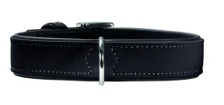 Hunter Softie hundehalsbånd sort 40 cm - 28-34 cm indstilling