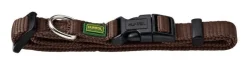 Hunter Vario Plus Halsbånd Brun S 30-45 cm - Komfortabelt og justerbart hundehalsbånd