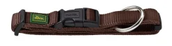 Hunter Vario Plus Halsbånd Brun M 35-53 cm - Komfortabelt og justerbart hundehalsbånd