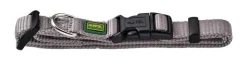 Hunter Vario Plus Halsbånd Grå S 30-45 cm - Komfortabelt og justerbart hundehalsbånd