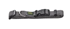Hunter Vario Plus Halsbånd Grå XS 22-35 cm - Komfortabelt og justerbart hundehalsbånd