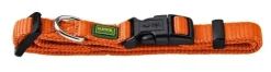 Hunter Vario Plus Halsbånd Orange XS 22-35 cm - Let, justerbart og synligt hundehalsbånd