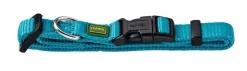 Hunter Vario Plus Halsbånd Petroleumsblå XS 22-35 cm - Komfortabelt og justerbart hundehalsbånd
