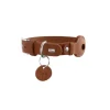 Hunter Viborg AirTag Halsbånd Cognac M 55 - Justerbar 42-48 cm