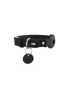 Hunter Viborg AirTag Halsbånd Sort S 45 - Justerbar 32-38 cm