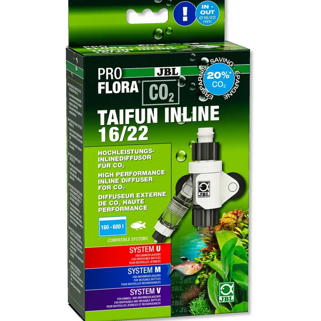 Jbl Proflora Taifun 16/22 Inline Diffusor Co2