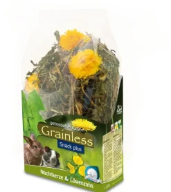 JR Farm Grainless PLUS Kæmpenatlys og Mælkebøtte 100g