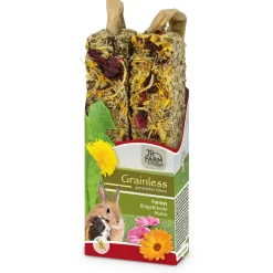 JR Farmys Gnaverstænger Grainless Morgenfrue og Katost 140 g
