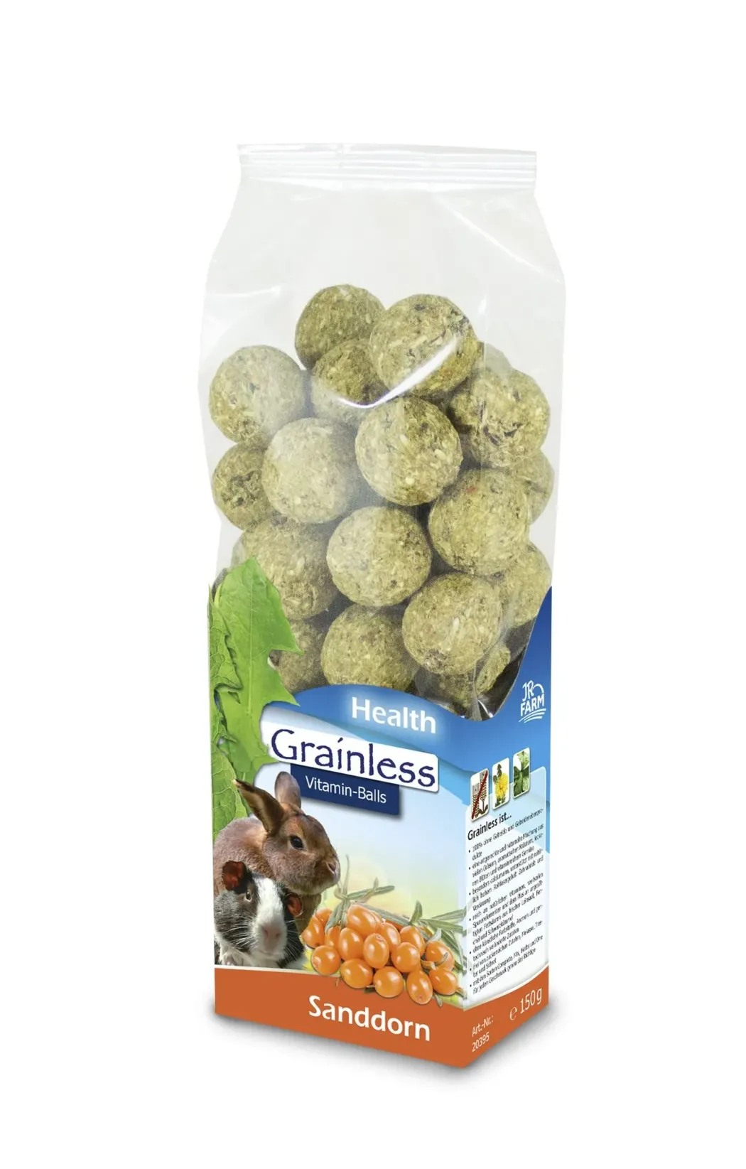 JR Grainless Health Vitaminkugler Havtorn 150 gram