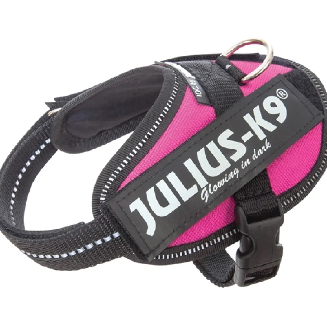 Julius K9 hundesele IDC Mørk Pink str 3