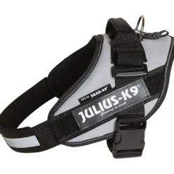 Julius K9 hundesele IDC sølvfarvet str 3