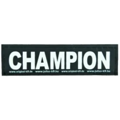 Julius K9 hundeskilt CHAMPION stor