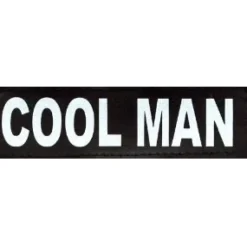 Julius K9 hundeskilt COOL MAN stor