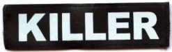 Julius K9 hundeskilt KILLER stor