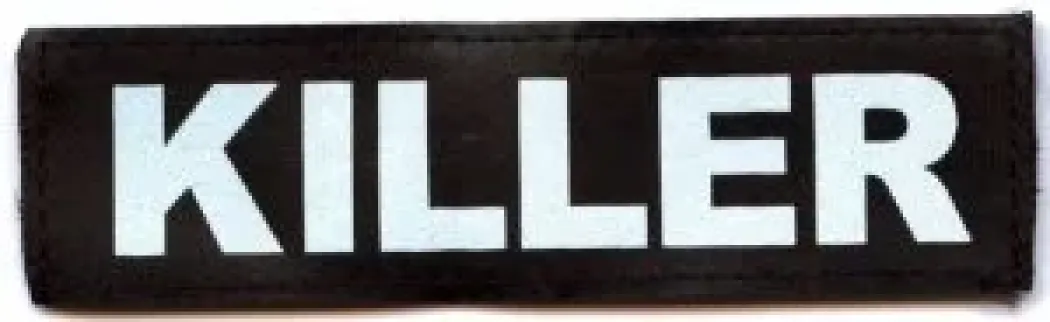 Julius K9 hundeskilt KILLER stor