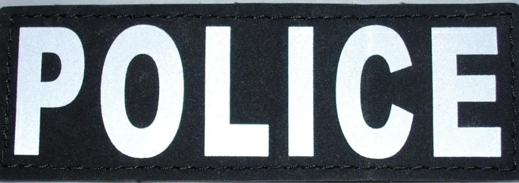 Julius K9 hundeskilt POLICE stor