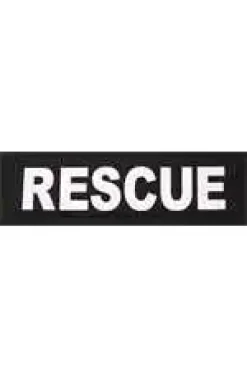 Julius K9 hundeskilt RESCUE lille