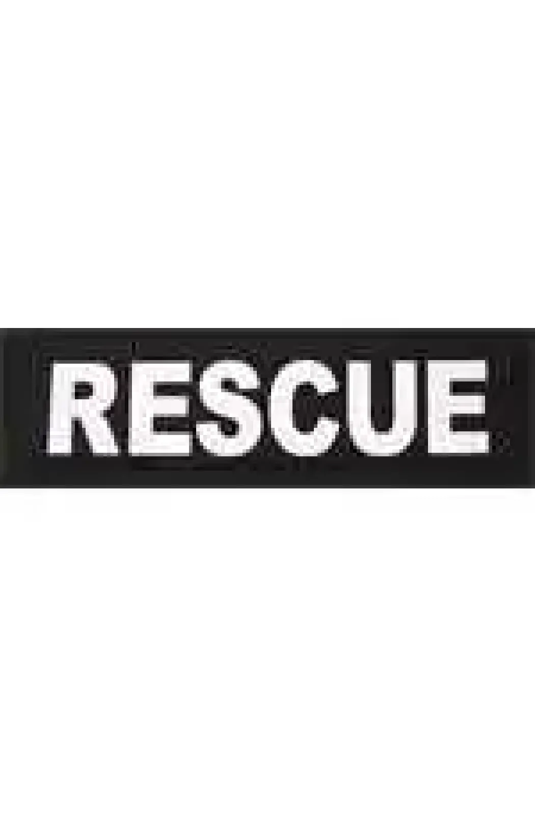 Julius K9 hundeskilt RESCUE lille