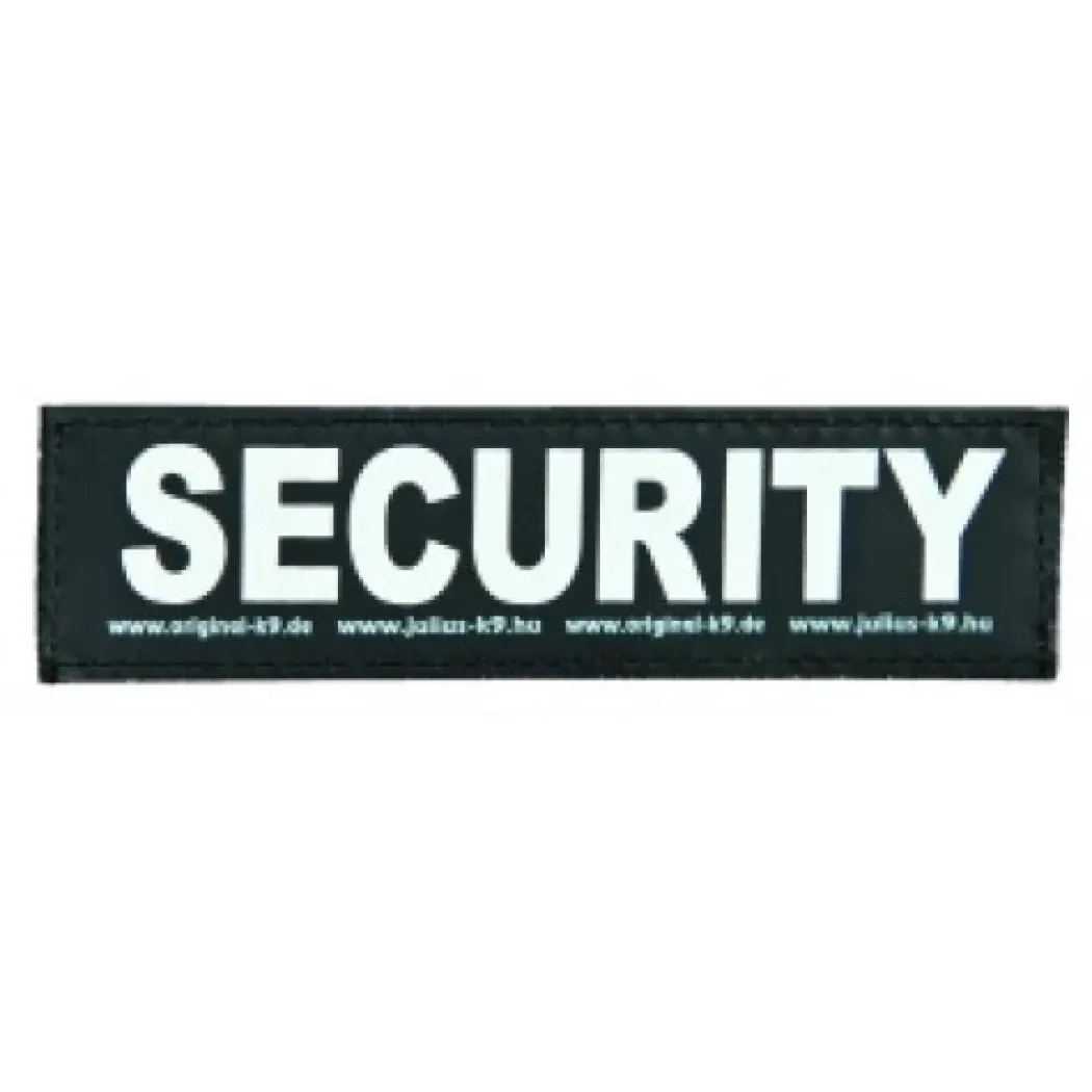 Julius K9 hundeskilt SECURITY stor