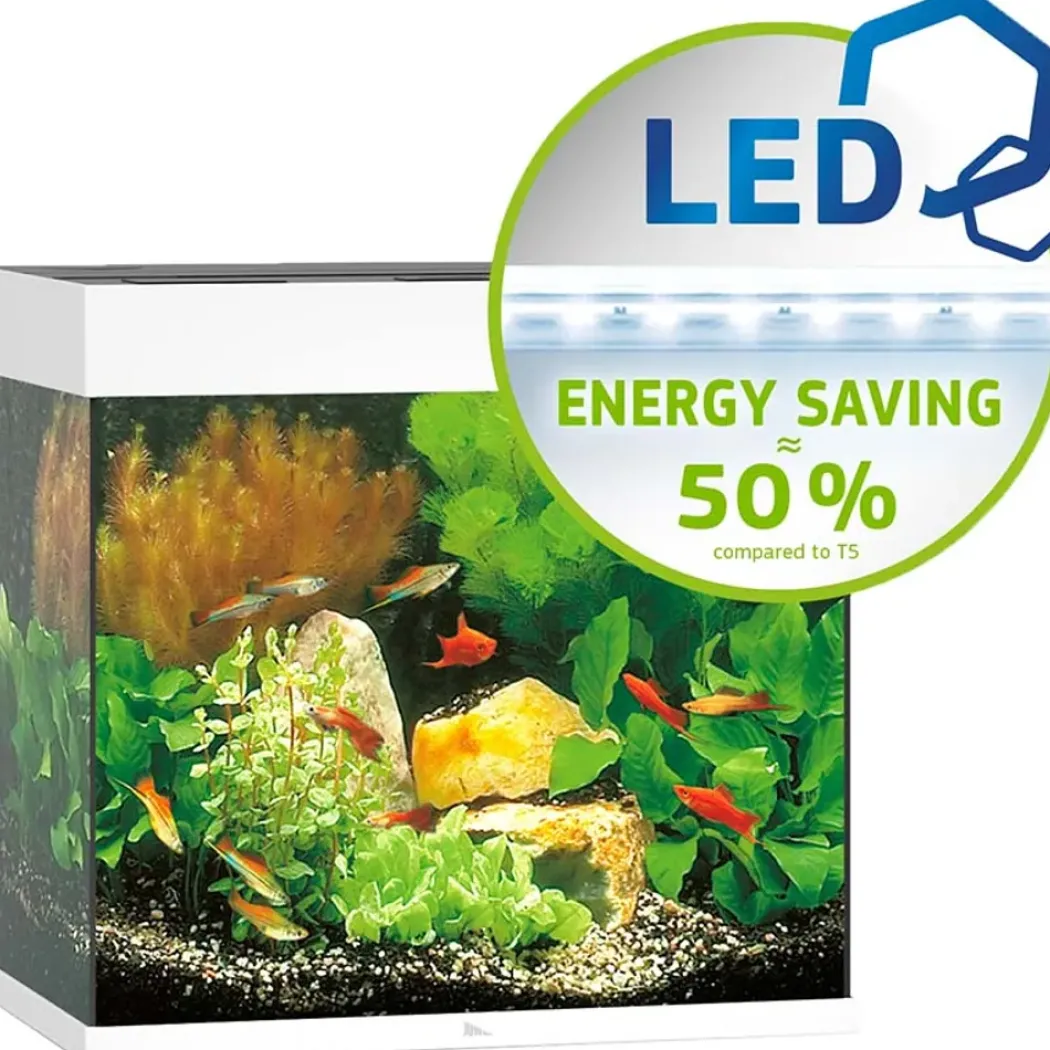 Juwel Akvarium Lido 120 liter Hvid 61x41x58 cm