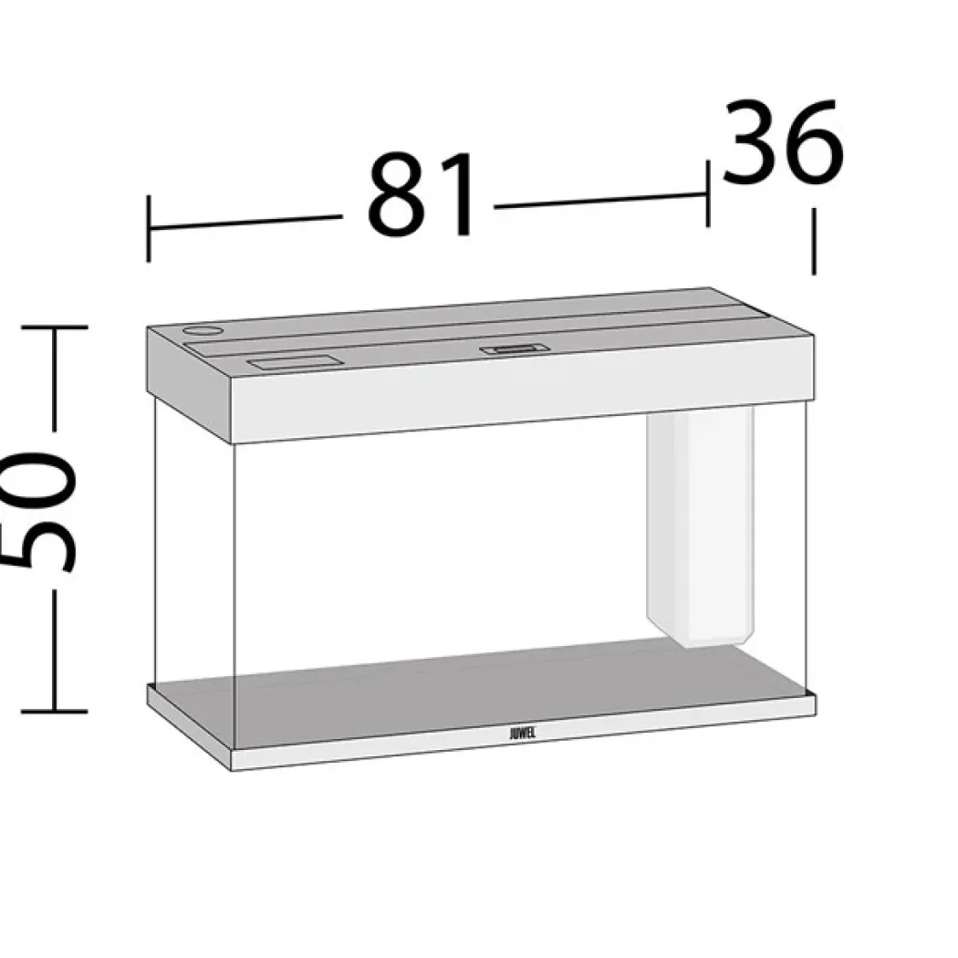 Juwel Akvarium Rio 125 Hvid