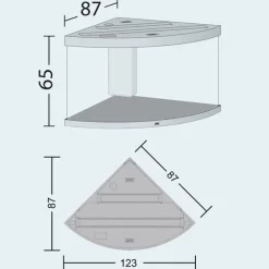 Juwel Trigon 190 LED Eg Aquarium