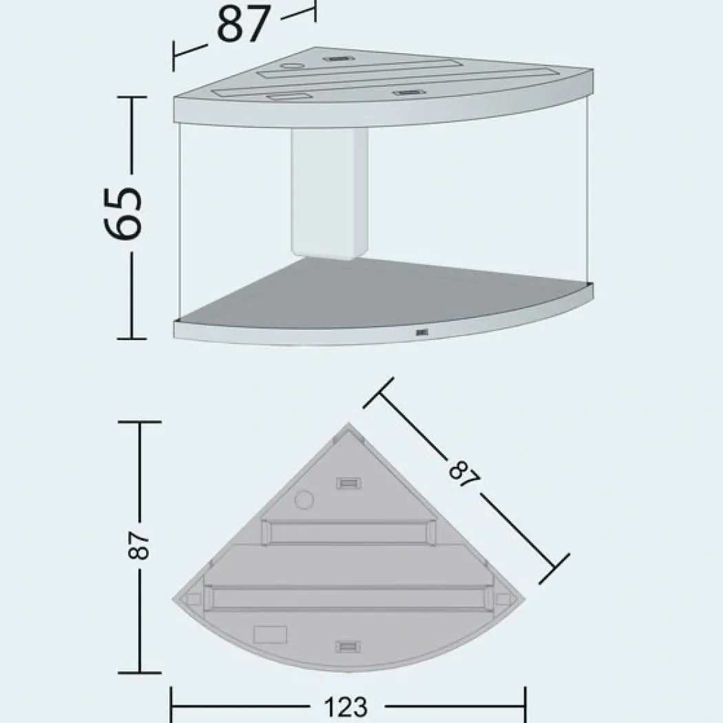 Juwel Trigon 190 LED Eg Aquarium