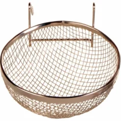 Kanarierede metal Ø 12 cm
