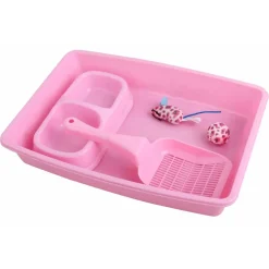 Kattekilling Starterkit Kattebakke Pink 37x27 cm